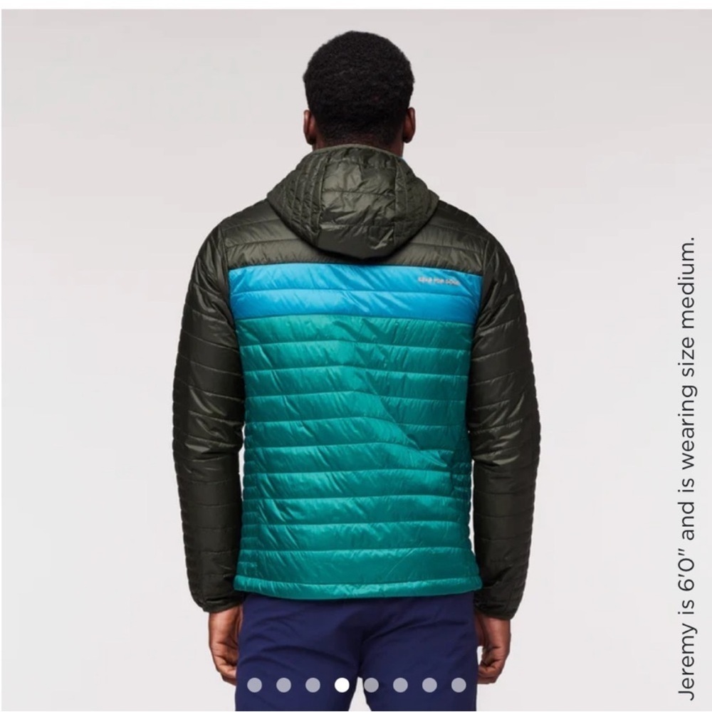 Cotopaxi Men’s XL Capa Insulated Hooded Jacket Woods Greenery Green NWT Puff - Picture 7 of 13